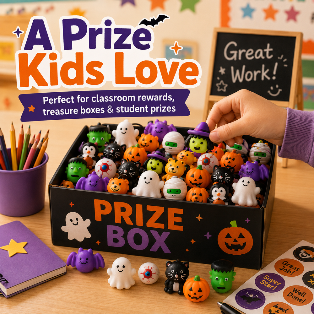 ๐ฅ Last Day 60% OFF โ 50PCS Halloween Mochi Squishy Toys for Party Favors & Spooky Fun ๐